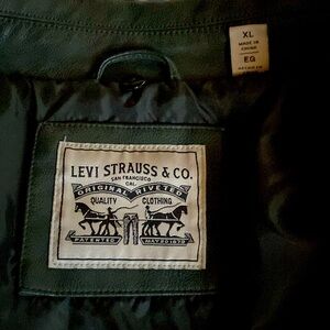 Levi Stauss XL black polyester jacket